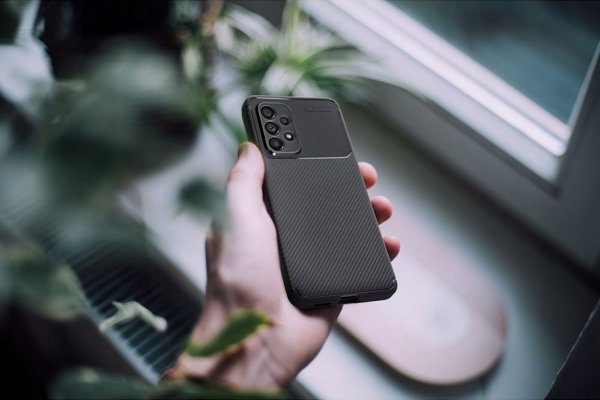 Θήκη CARBON PREMIUM για SAMSUNG A36 5G μαύρο