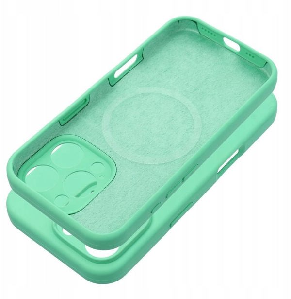 Θήκη SILICONE 2mm για IPHONE 15 Pro Max συμβατή με MagSafe μέντα