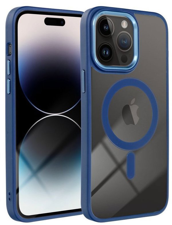 Θήκη COLOR EDGE MAG COVER συμβατή με MagSafe για IPHONE 17 Pro μπλε