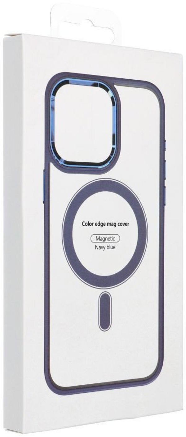 Θήκη COLOR EDGE MAG COVER συμβατή με MagSafe για IPHONE 14 μπλε
