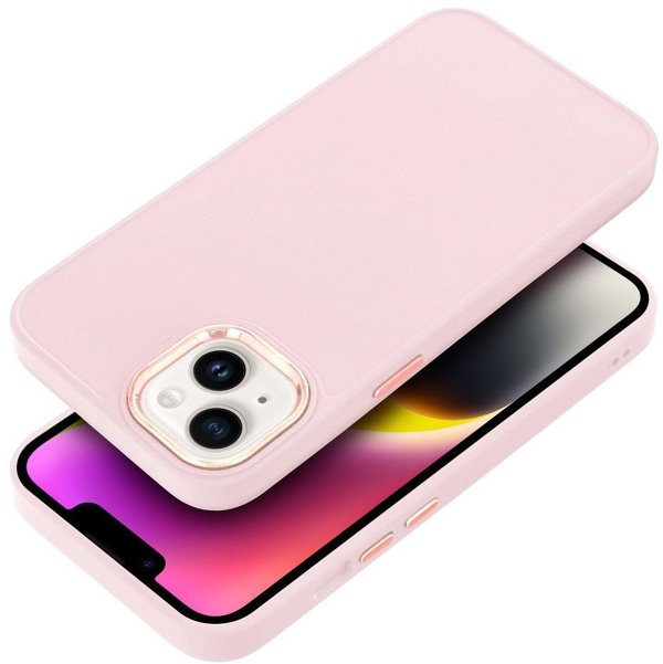 Θήκη FRAME για XIAOMI Redmi Note 9 ροζ πούδρα
