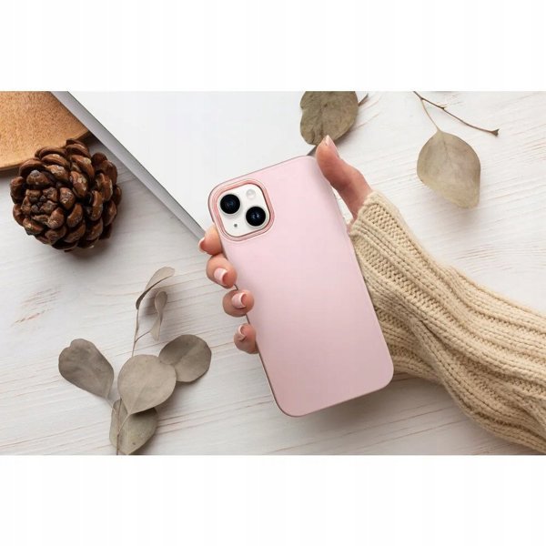 Θήκη FRAME για XIAOMI Redmi Note 9 ροζ πούδρα