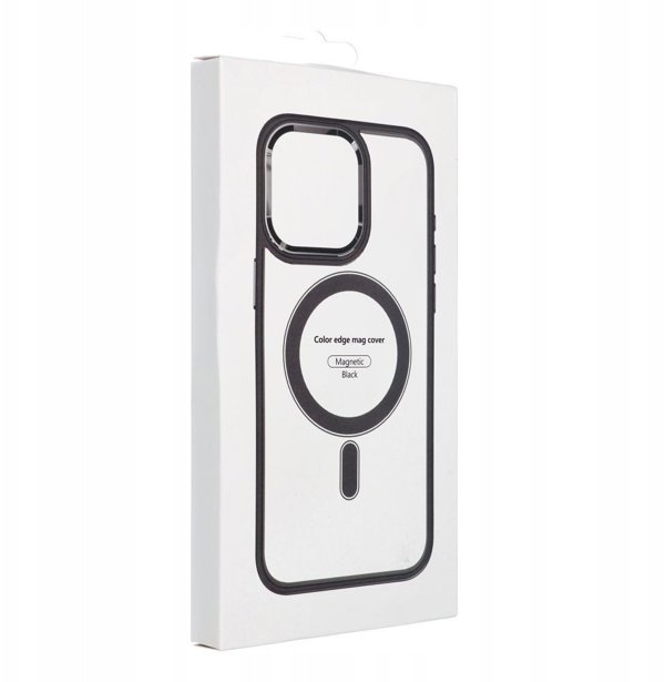 Θήκη COLOR EDGE MAG COVER συμβατή με MagSafe για SAMSUNG S25 μαύρο