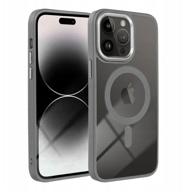 Θήκη COLOR EDGE MAG COVER συμβατή με MagSafe για IPHONE 16 Pro τιτάνιο γκρι