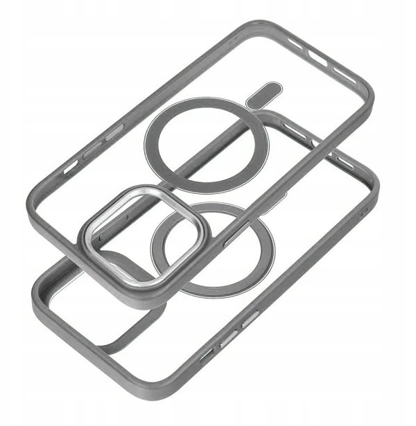 Θήκη COLOR EDGE MAG COVER συμβατή με MagSafe για IPHONE 16 Pro τιτάνιο γκρι