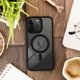 Θήκη COLOR EDGE MAG COVER συμβατή με MagSafe για IPHONE 12 / 12 Pro μαύρο