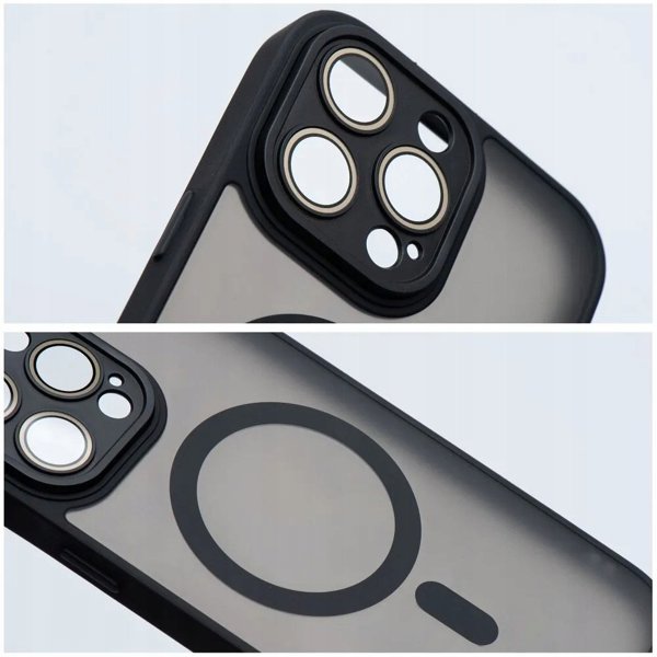 Θήκη VARIETE MAG COVER συμβατή με MagSafe για IPHONE 15 PRO MAX μαύρο