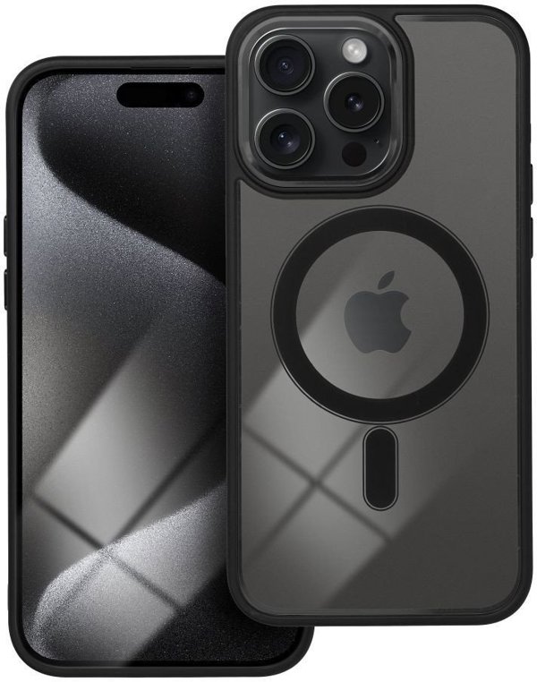 Θήκη COLOR EDGE MAG COVER συμβατή με MagSafe για IPHONE 15 Pro Max μαύρο
