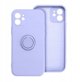 Θήκη SILICONE RING για IPHONE 17 μωβ