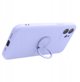 Θήκη SILICONE RING για IPHONE 17 μωβ