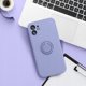 Θήκη SILICONE RING για IPHONE 17 μωβ