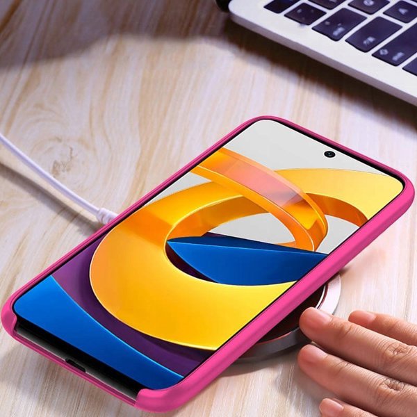 Θήκη Forcell SILICONE LITE για XIAOMI POCO M4 PRO 5G ροζ