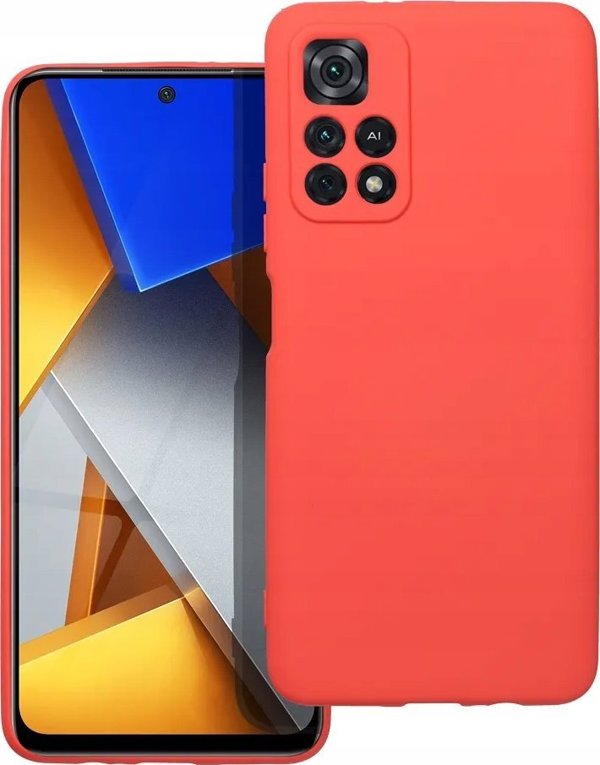 Θήκη Forcell SILICONE LITE για XIAOMI POCO M4 PRO 5G ροζ