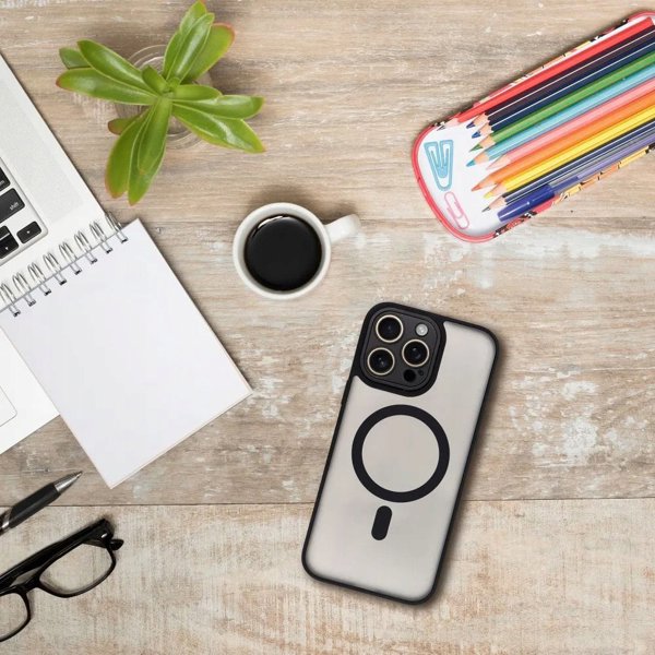 Θήκη VARIETE MAG COVER συμβατή με MagSafe για SAMSUNG A07 μαύρο