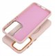 Θήκη FRAME MAG COVER συμβατή με MagSafe για SAMSUNG S25 ροζ πούδρας