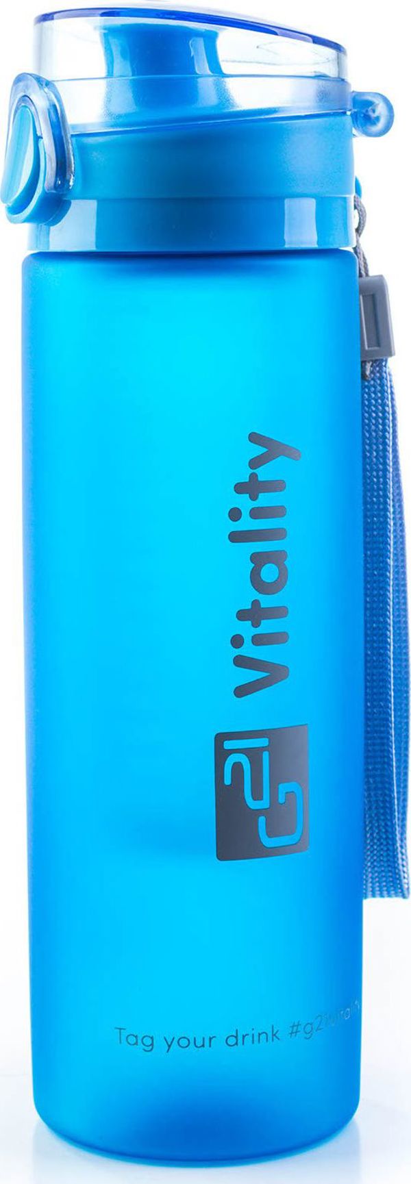 G21 Μπουκάλι με φίλτρο μπλε 600 ml