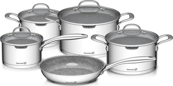 Σετ μαγειρικών σκευών G21 Gourmet Magic 60022154, 9 τεμ.