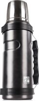 Θερμός G21 για ποτά, 1000ml, ατσάλινο γκρι με λαβή