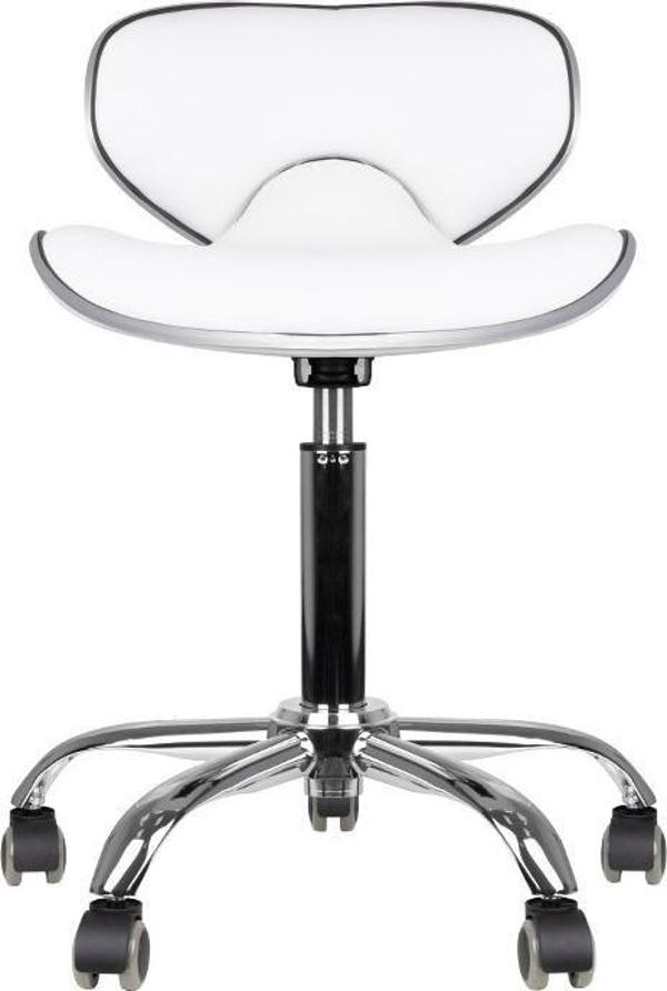 Gabbiano Q-4599 Επαγγελματικό Σκαμπό Αισθητικής - Λευκό