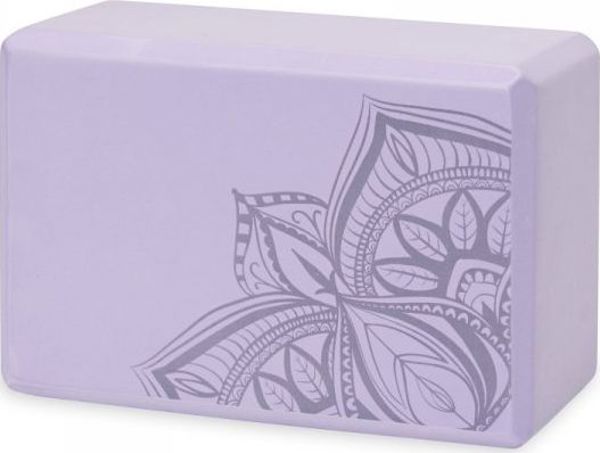Gaiam Μπλοκ γιόγκα από αφρό σε μοβ χρώμα