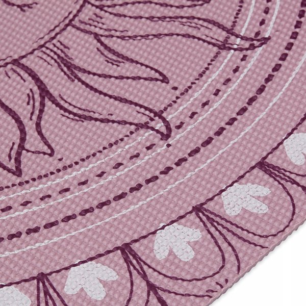 Gaiam Here & Now Yoga Mat, Στρώμα Γιόγκα Αντιολισθητικό, Dusty Rose, 4mm
