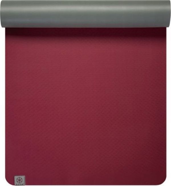 Gaiam Στρώμα Yoga Earth Lovers Διπλής Όψης, Αντιολισθητικό, 5mm, Κόκκινο