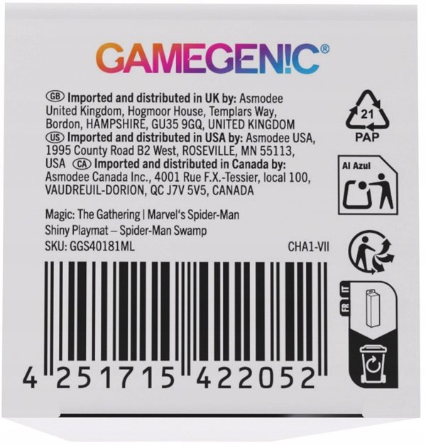 Gamegenic: Magic the Gathering - Marvel's Spider-Man - Shiny Playmat - Swamp