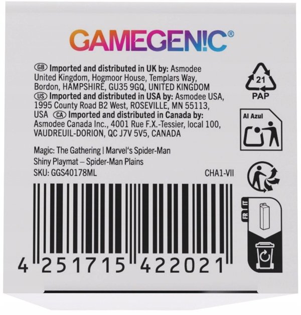 Gamegenic: Magic the Gathering - Marvel's Spider-Man - Shiny Playmat - Plains