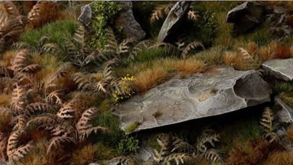 Gamers Grass Laser Plants - Ξερή Φτέρη (Dry Bracken) - Σετ 26 Τεμαχίων για Διοράματα και Μοντελισμό