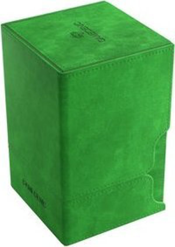 Gamegenic Watchtower 100+ XL Convertible Deck Box - Θήκη για Κάρτες με Συρτάρι Αξεσουάρ, Πράσινο