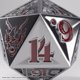 Gamegenic: Stranger Things - Premium Metal D20 - Hellfire Club