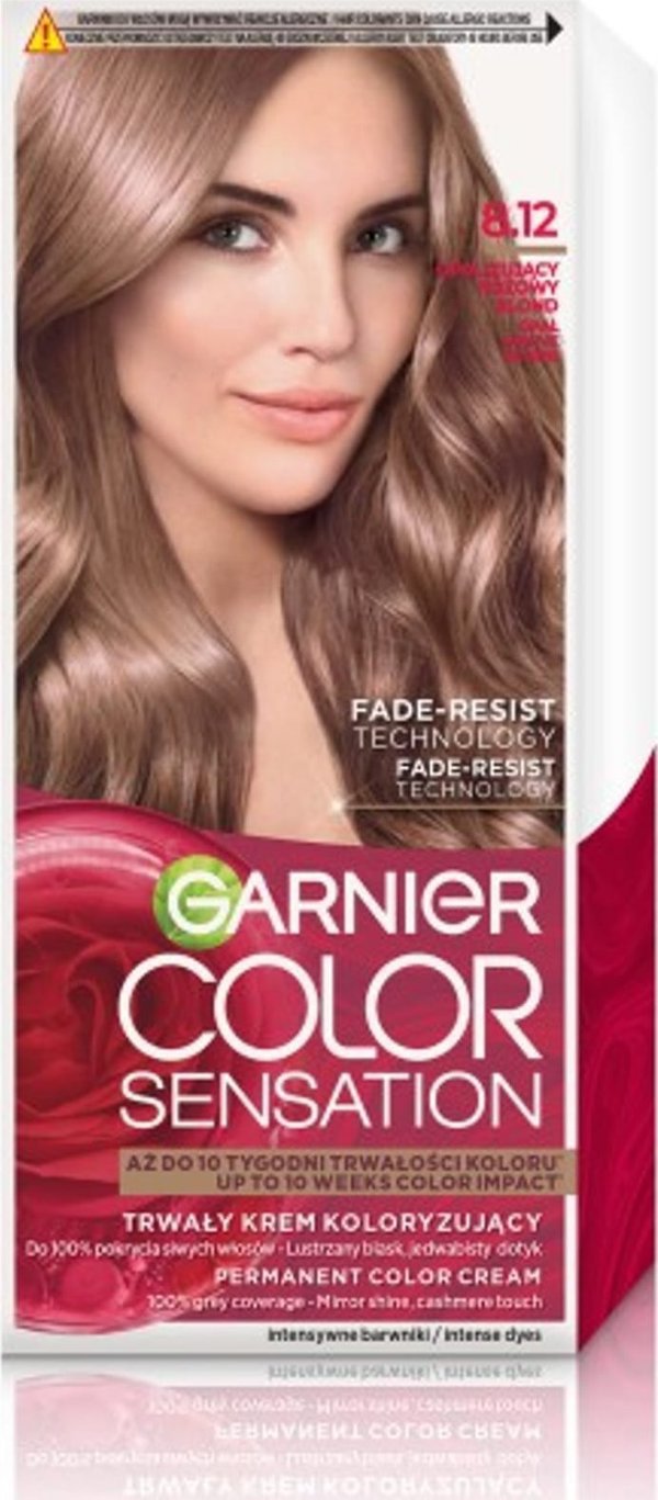 Garnier GARNIER Color Sensation Κρέμα βαφής αρ. 8.12 - Ιριδίζουσα Ροζ Ξανθιά 1τεμ.