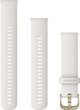 Ιμάντας καρπού σιλικόνης Garmin Quick Release 20 (Misty White/Cream Gold αγκράφα) (010-12932-53) 9920497 753759288396