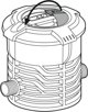 Κουτί ρύθμισης και διακοπής Gardena Sprinklersystem, Ρυθμιστική Βαλβίδα (γκρι)