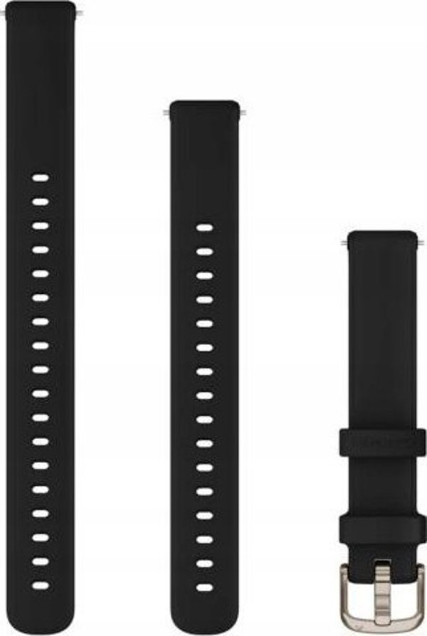 Garmin Garmin λουράκι ρολογιού Lily 2 Σιλικόνη, μαύρο