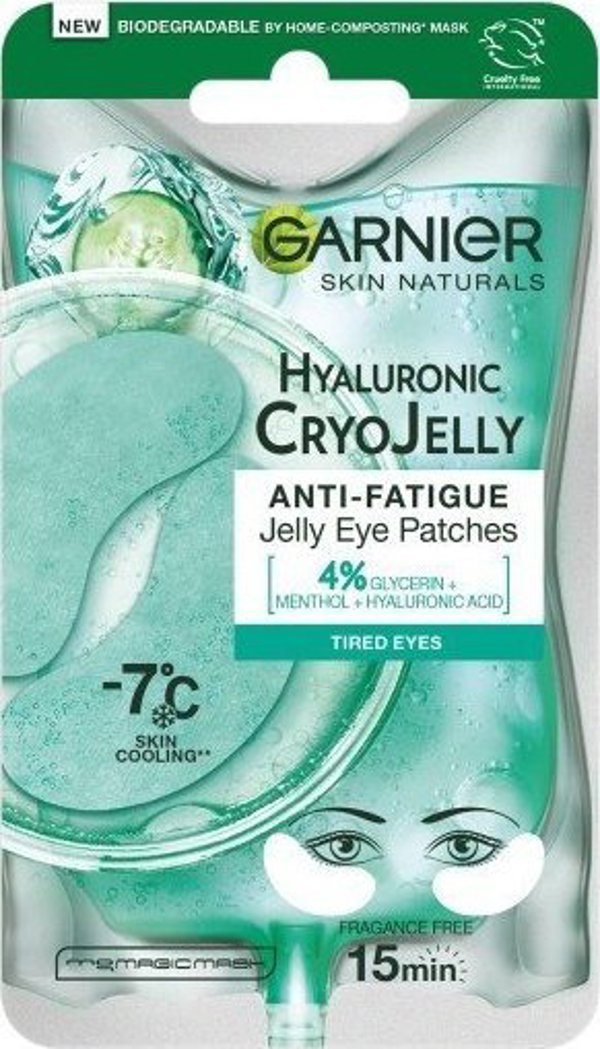 Garnier GARNIER_Skin Naturals Υαλουρονικό Aloe Jelly ζελέ επιθέματα ματιών 5g