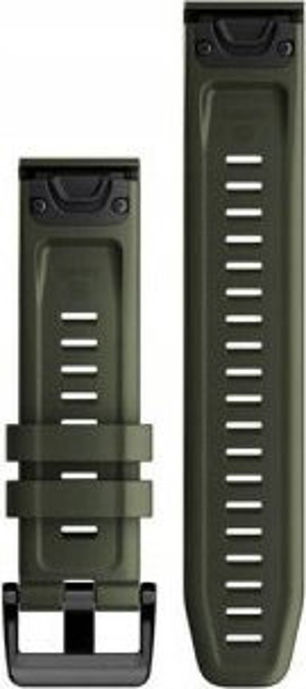 Ιμάντας καρπού σιλικόνης Garmin QuickFit 22 (βρύα / μαύρη αγκράφα) (010-13111-03) 10574830 753759278502