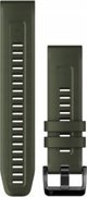 Ιμάντας καρπού σιλικόνης Garmin QuickFit 22 (βρύα / μαύρη αγκράφα) (010-13111-03) 10574830 753759278502