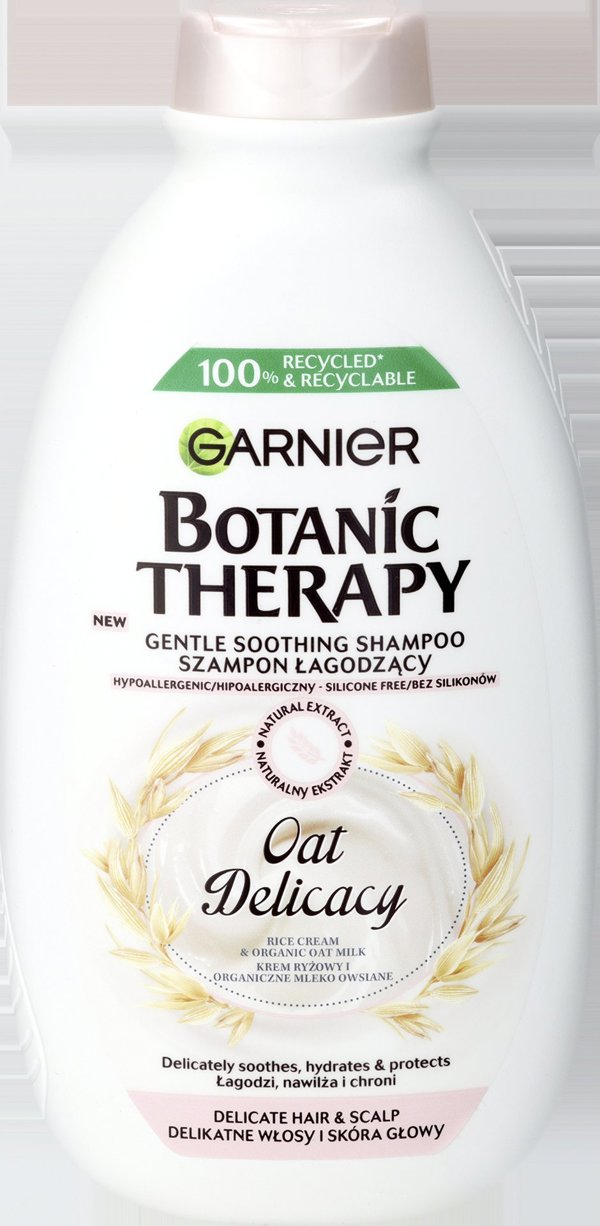 GARNIER_Botanic Therapy Oat Delicacy σαμπουάν καταπραϋντικό για ευαίσθητα μαλλιά και τριχωτό της κεφαλής 400ml