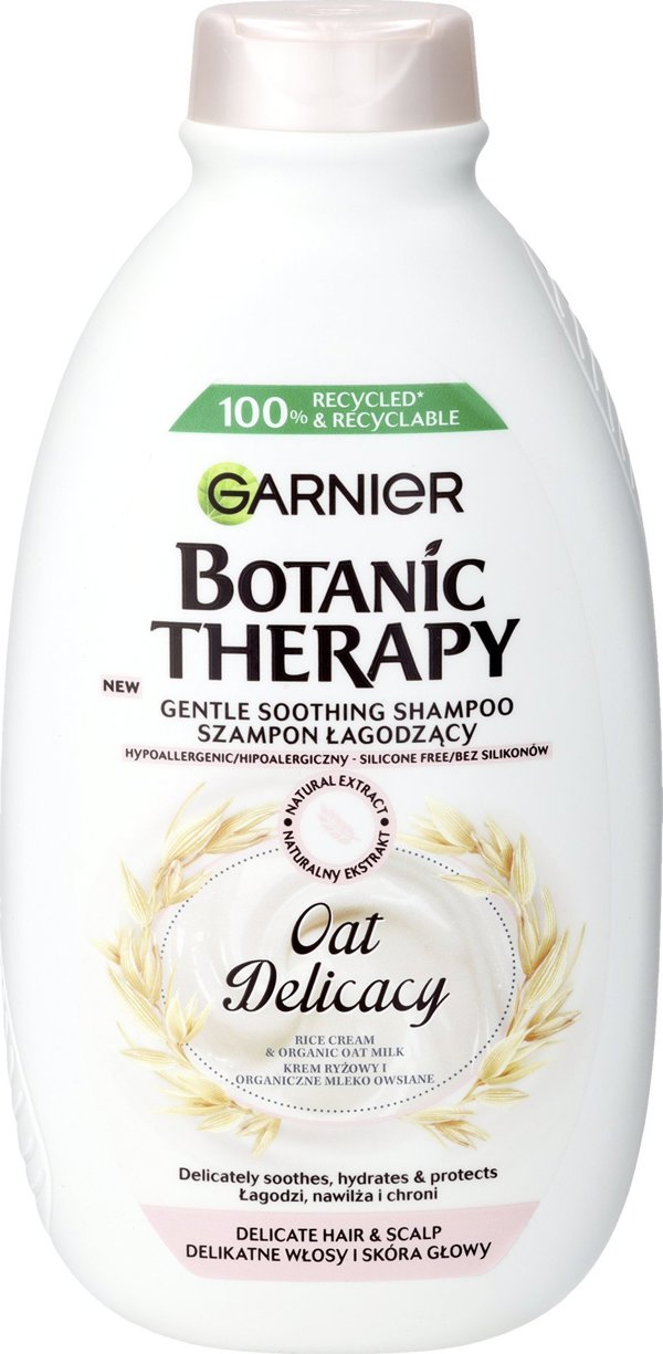 GARNIER_Botanic Therapy Oat Delicacy σαμπουάν καταπραϋντικό για ευαίσθητα μαλλιά και τριχωτό της κεφαλής 400ml