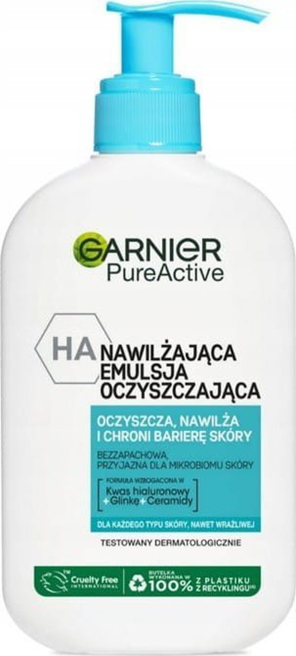 Garnier Pure Active ενυδατική καθαριστική λοσιόν προσώπου 250 ml