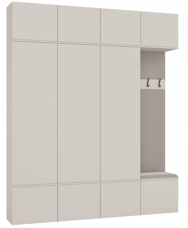 Ντουλάπα HAGA IV 3Sz1W KASZMIR 3x Szafa + Κρεμάστρα
