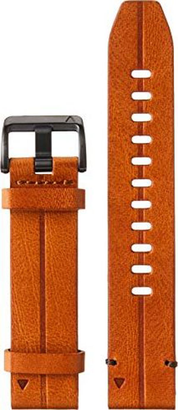 Garmin Garmin Δερμάτινο λουράκι καρπού QuickFit 22 (καρυδί)