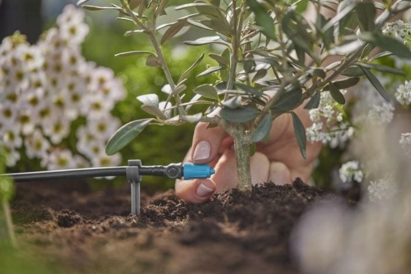 Gardena 13305-20 Σύστημα Άρδευσης με Σταγόνες, Σετ Μικροάρδευσης για Γλάστρες, Μαύρο/Πράσινο