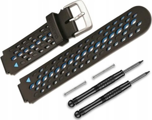 Garmin Ανταλλακτικό Λουράκι Ρολογιού για Forerunner 220, 620 & 630 - Μαύρο/Μπλε - Original (010-11251-28)
