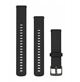 Λουράκι ρολογιού Garmin Quick Release 18mm Σιλικόνη, μαύρο