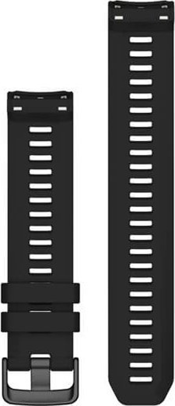 Garmin Λουράκι σιλικόνης για τον καρπό - σειρά Instinct 2 (μαύρο / γραφίτης πόρπη) (010-13105-06)