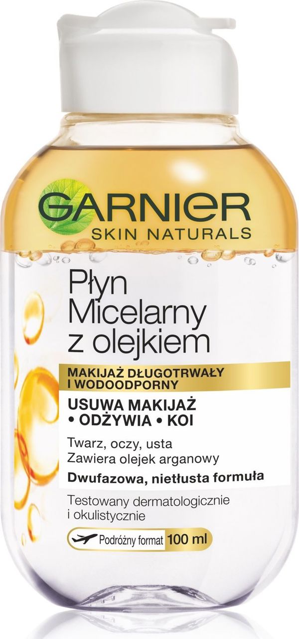 Garnier Skin Naturals Διφασικό Νερό Καθαρισμού με Έλαιο για Αφαίρεση Μακιγιάζ, 100ml