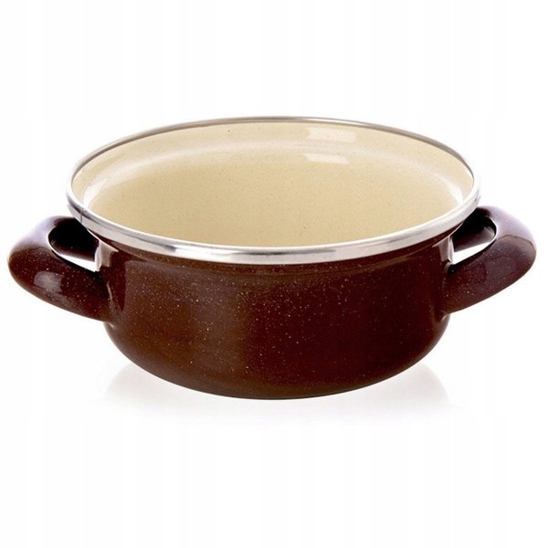 Εμαγιέ κατσαρόλα BROWN 14 cm, 600 ml