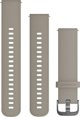 Garmin Λουράκι σιλικόνης για τον καρπό Quick Release 20 (αμμώδες / γκρι αγκράφα) (010-12691-09)